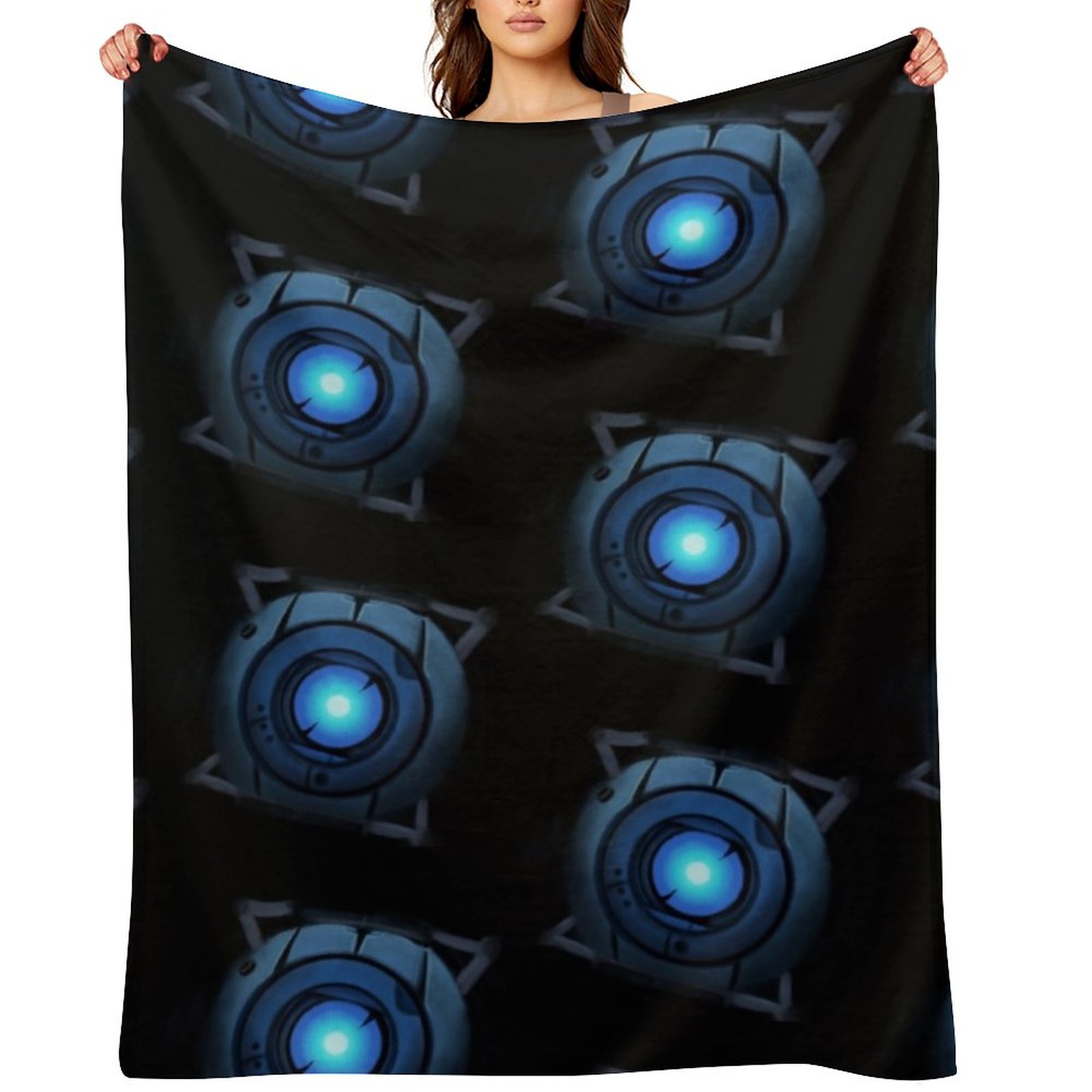 Anime Cosplay Idea - Wheatley Uzayda Dijital Resimli Battaniye, Cosplay