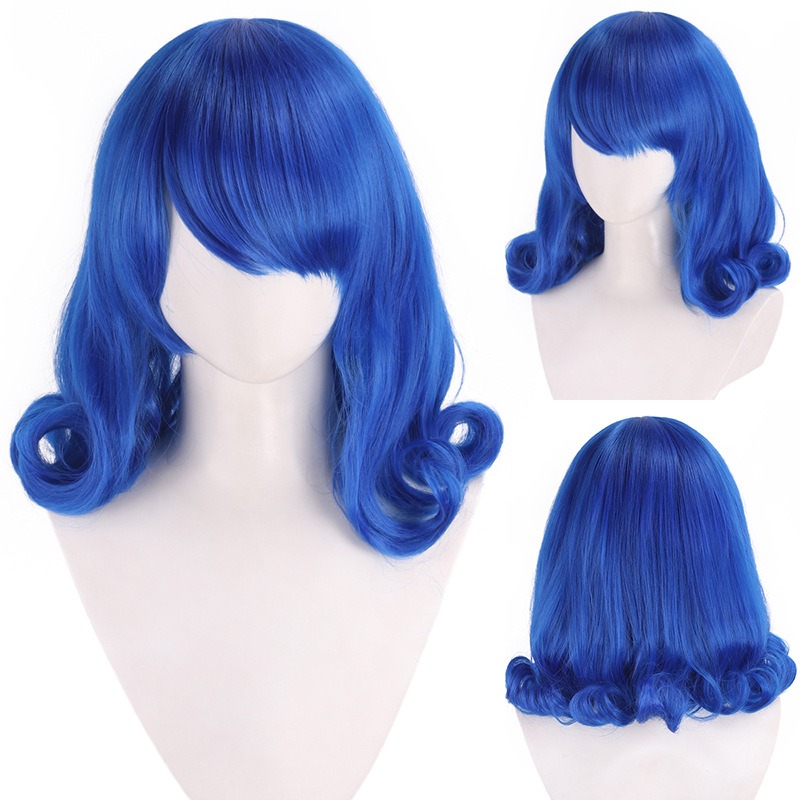 Anime Cosplay Blue Hair - Juvia Lockser Rol Peruk Anime Fairy