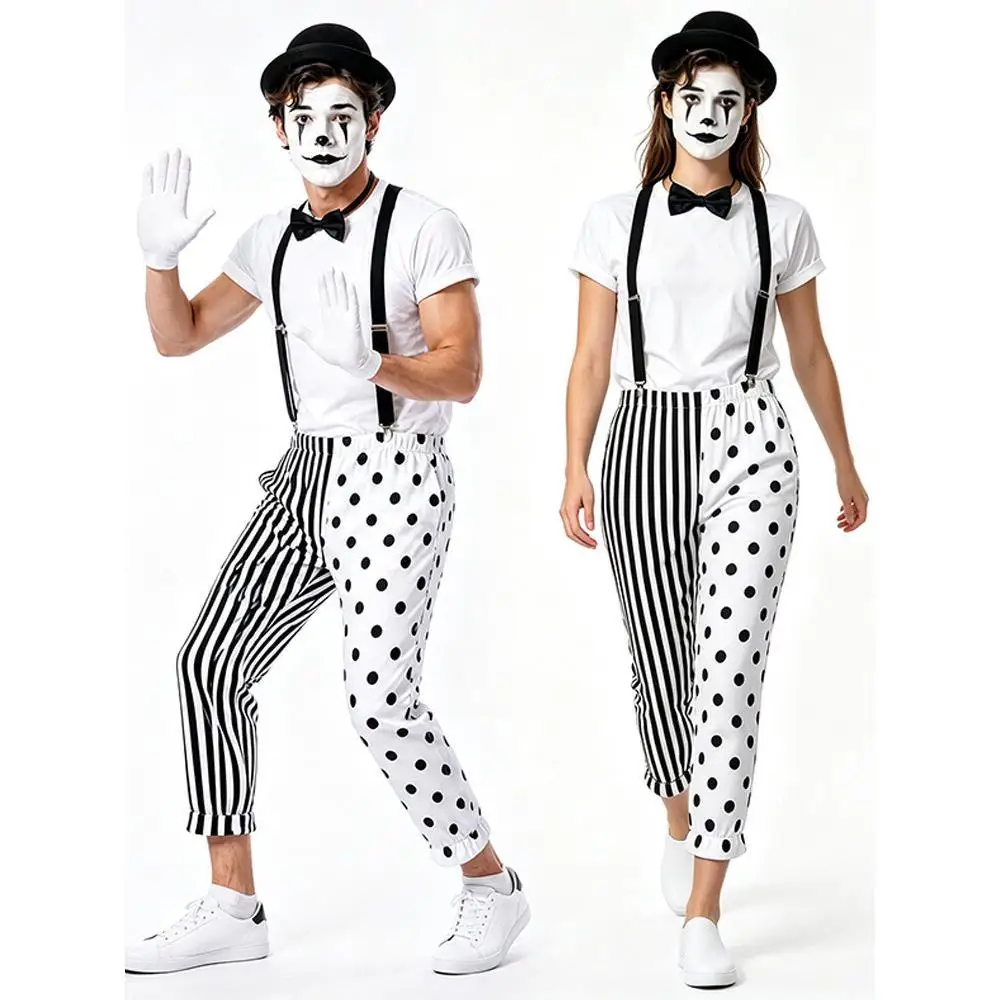 Siyah Beyaz Palyaço Çift Seti  - Anime Cosplay Couple incelemesi ve fiyatı