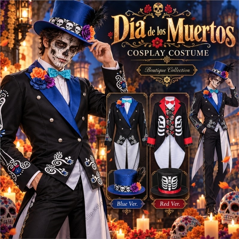 Día de los Muertos Çift Kostüm - Anime Cosplay Couple incelemesi ve fiyatı