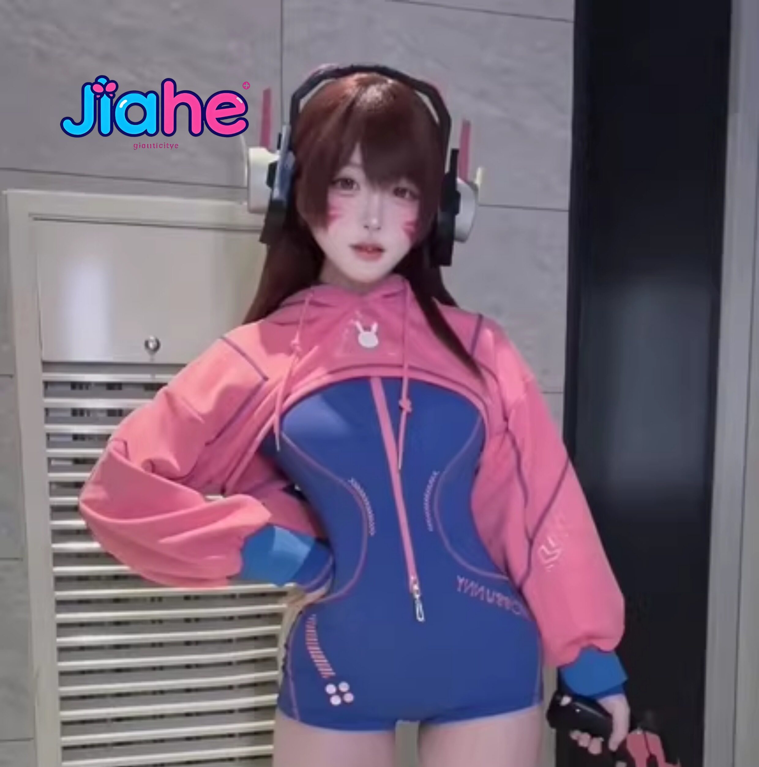 Stokta D.Va Overwatch Cosplay  - Anime Cosplay Jumpsuit incelemesi ve fiyatı