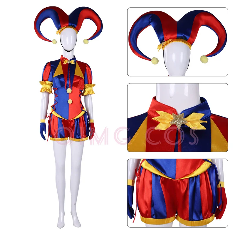 Muhteşem Dijital Sirk Pomni Co - Anime Cosplay Jumpsuit incelemesi ve fiyatı